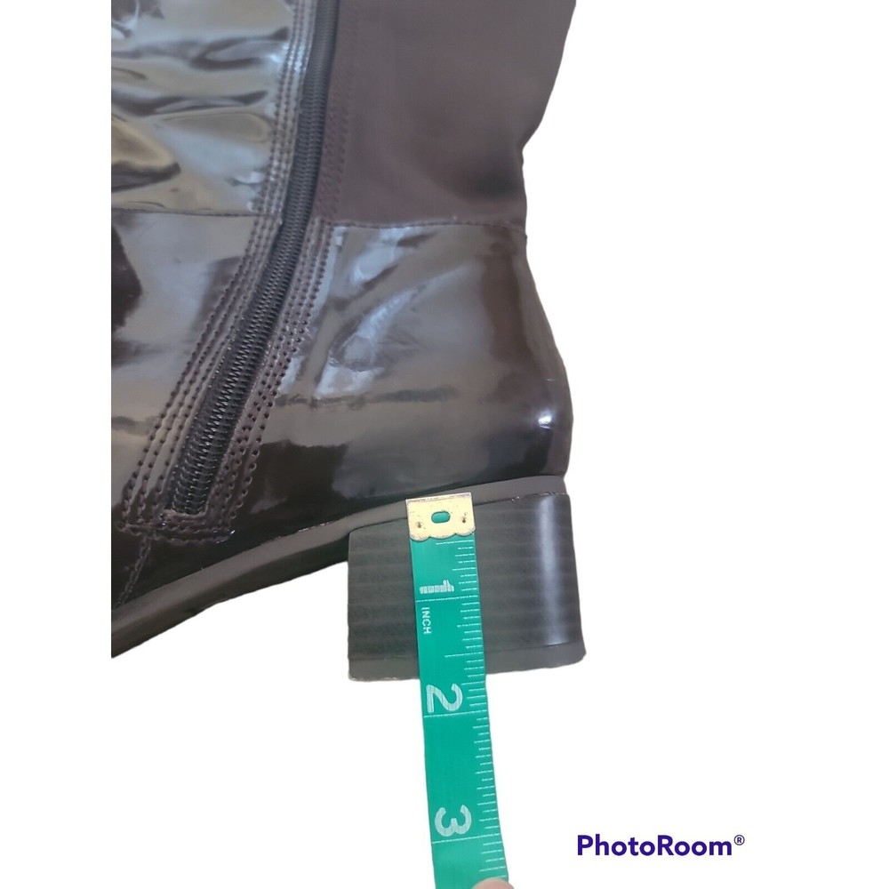 Cloudwalkers Jaime Mixed Media Knee High Tall Boots Brown Size 8.5W zip up low - Picture 4 of 6